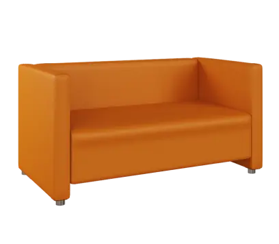 MIRA 2 pohovka, koženka cihlová